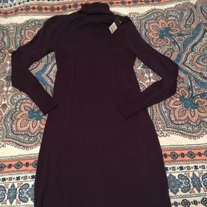 Mossimo purple sweater dress, NWT